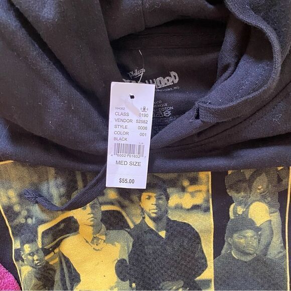 South Central LA Boyz In The Hood Graphic Black Hoodie Size M NWT - Picture 4 of 7